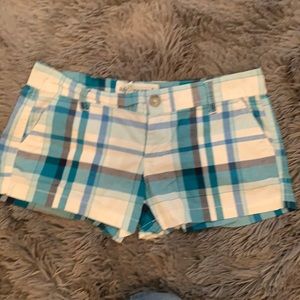 Aeropostale plaid shorts. Size 0